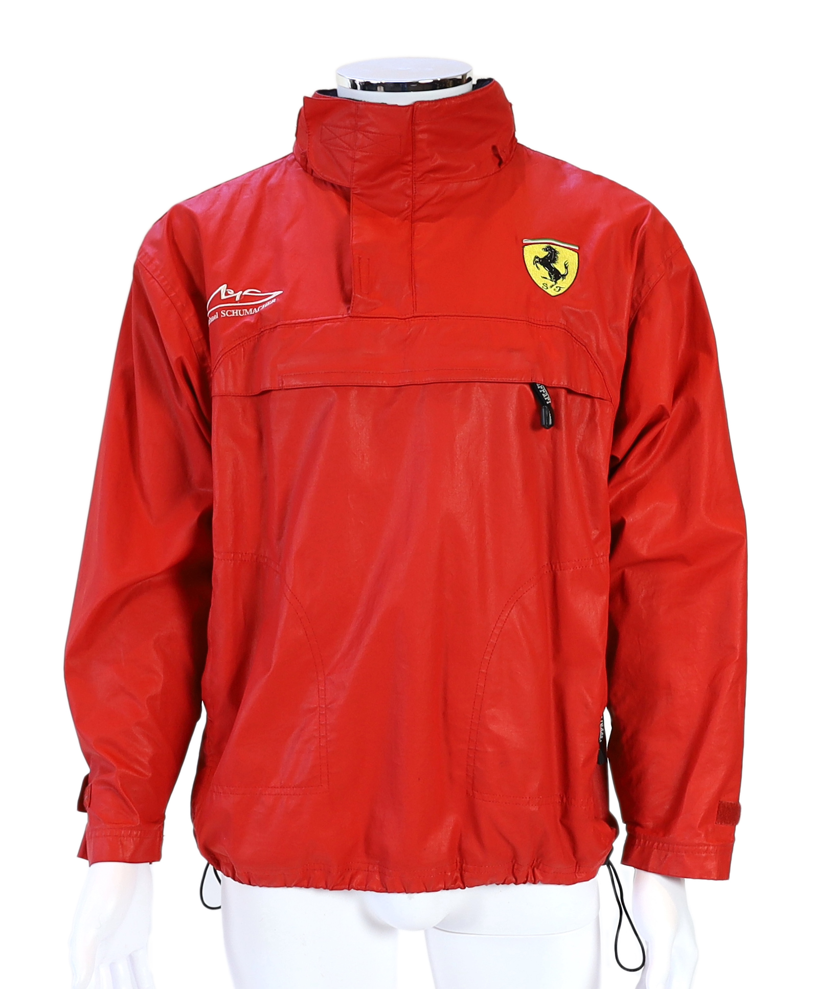 A Ferrari, Michael Schumacher red pullover jacket, size S loose fit